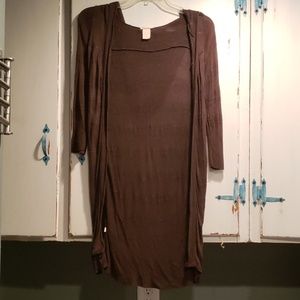 Women's long cardigan